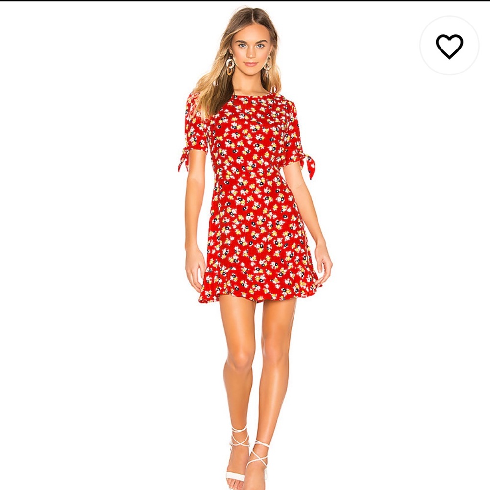 Faithful the brand Daphne red dress